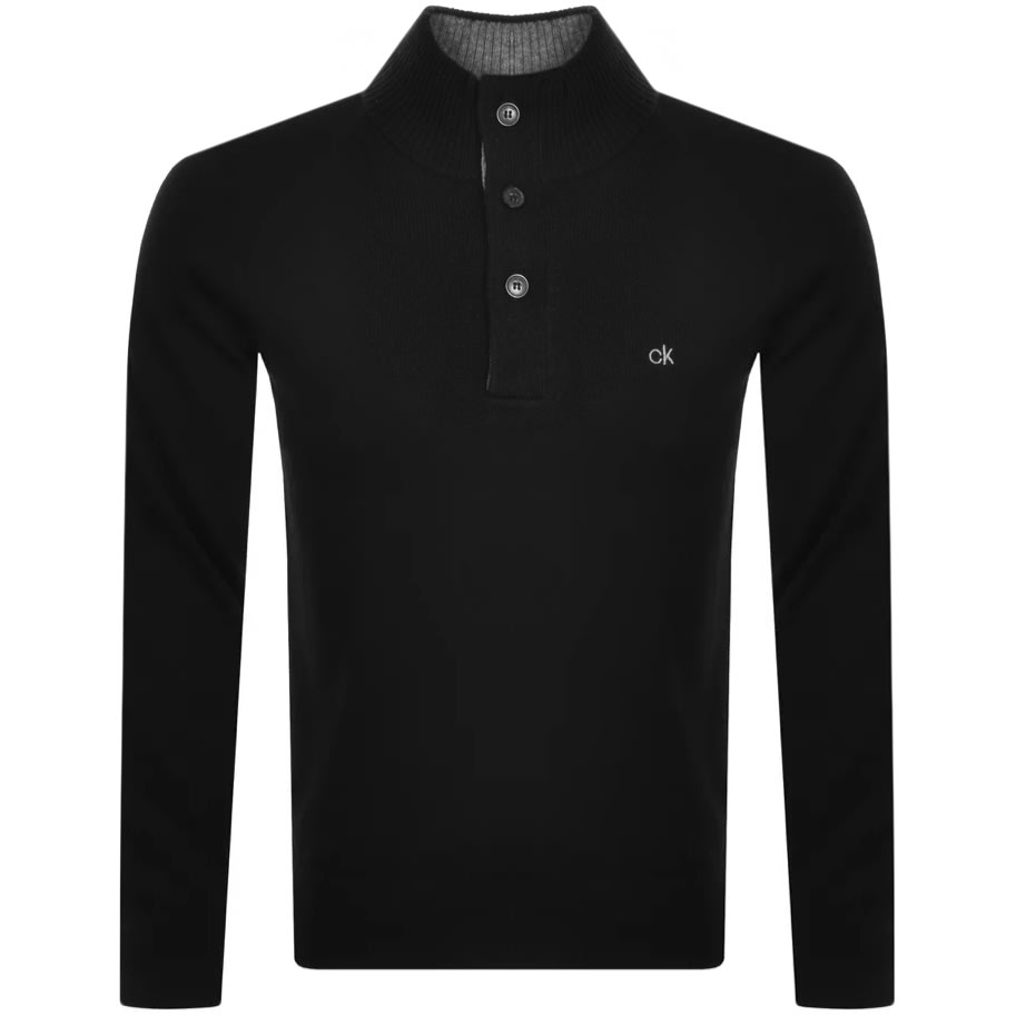 Alternative Image for ProductCalvin Klein Half Zip Sweatshirt Black1